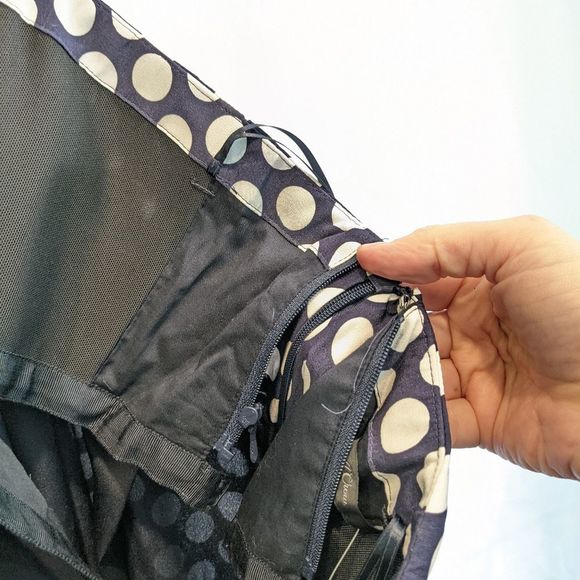 J. Crew Strapless Polka Dot Dress in Black and White - Picture 10 of 10